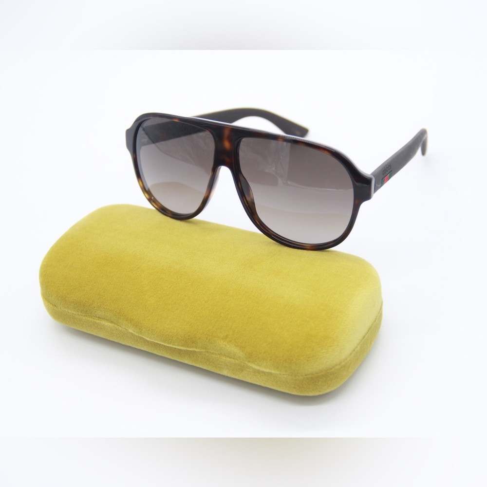NEW GUCCI GG0009S 003 AVITOR SUNGLASSES GUCCI - Picture 2 of 12